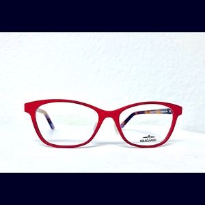 Brand New Kilsgaard Red Tortoise Cat Eye Ultra Lightweight Eyeglasses